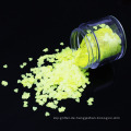 Matte Glitter Flake 2.5MM Herzform-Paillette fluoreszierendes Glitterpulver